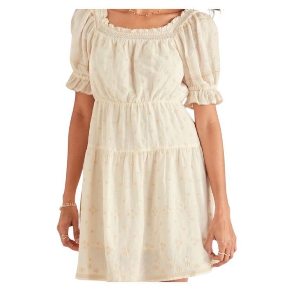 Old navy women’s Avery, puff sleeve cottage, core dress size small tall